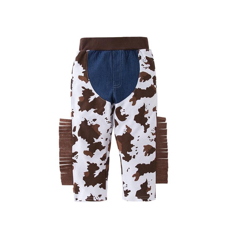 Baby Clothes Boys Cowboy Costume For Children Children Cosplay Clothing Sets Vest+Trousers Pants+Scarf+Hat 4pcs Toddler Outfits Suit