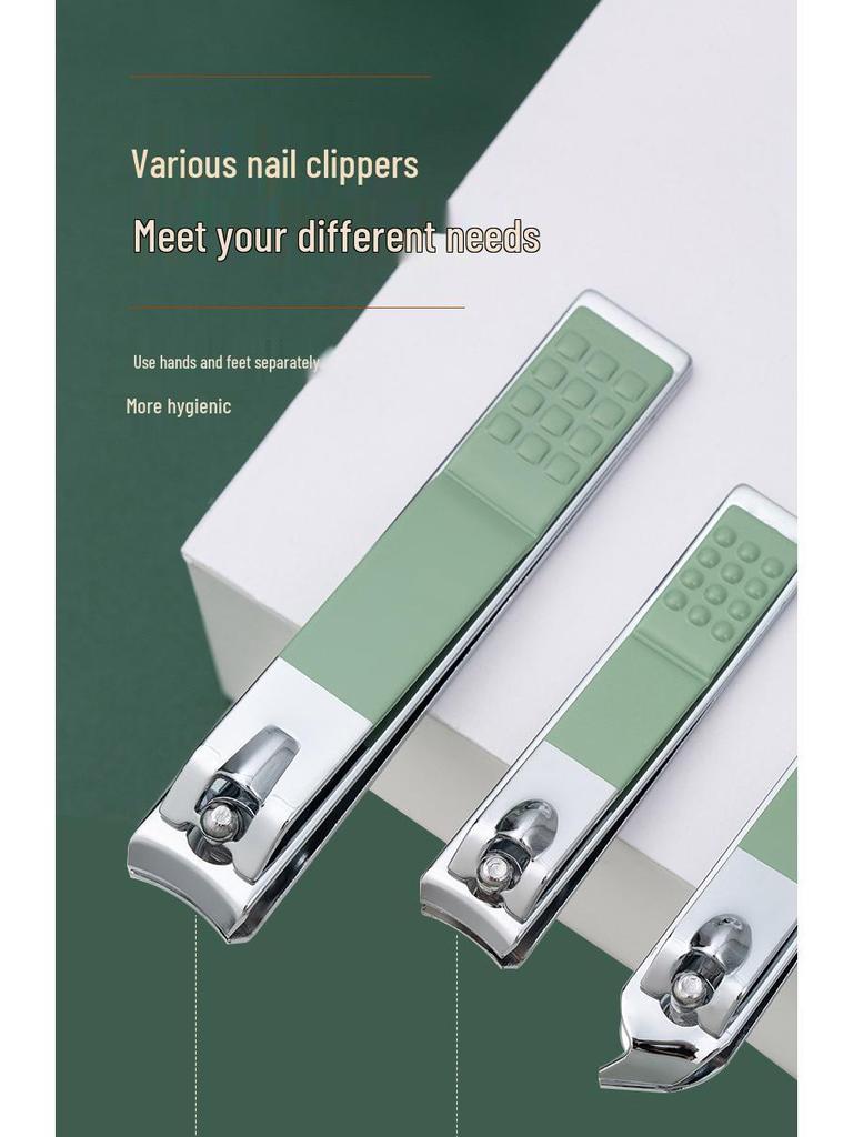 Tragbares 16-teiliges Schönheitsset: Nagelknipser, Feilen, Maniküre-Zange, Pediküre-Messer, Ohrenschmalz-Entferner, Nagelhautschieber