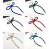 Elegant Bowknot Key Rings Accessories Decorative Rhinestones Bowknot Pendant Keychain for Trendsetters and Collectors