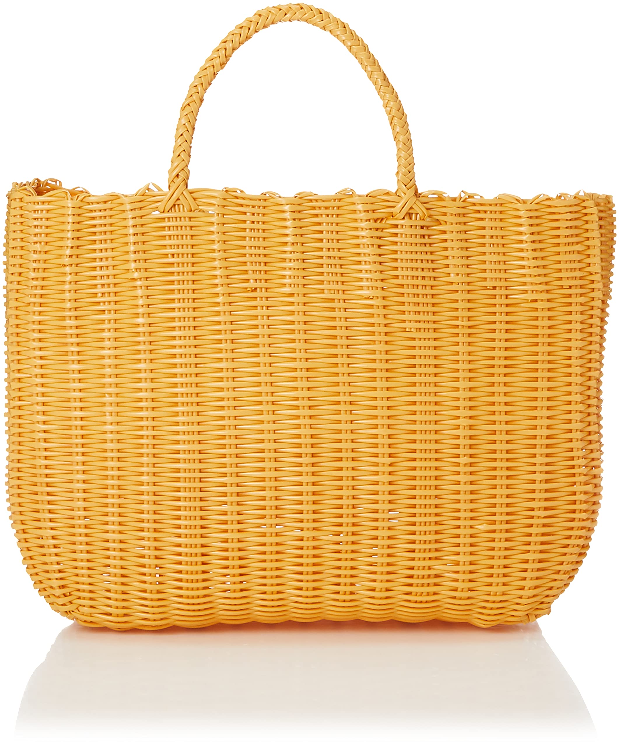 

Сумка-корзина Murataya, виниловая большая сумка, желтая, 44 x 16 x 32 см, 48 см, 9687 PP, приблизительно. (приблизительно. ручка)