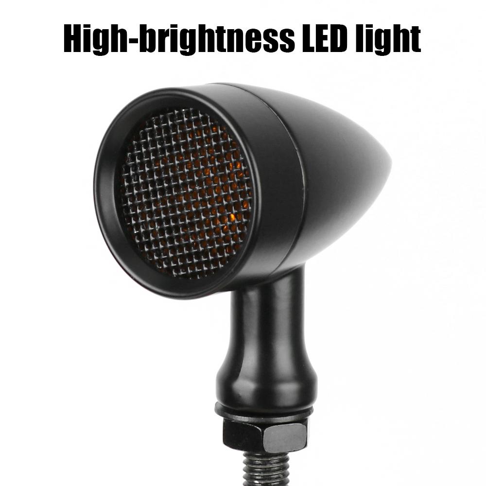 Síťovaná čočka pro BWM Honda Suzuki LED signální světlo Brzdové světlo Motocykl Směrová světla 2 ks/sada DC 12V kontrolky