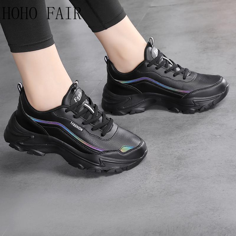 Autumn and Winter Women's Dad Shoes Sports Shoes Fashion Casual Shoes Large Size Thick Sole Height Increase Women's Shoes