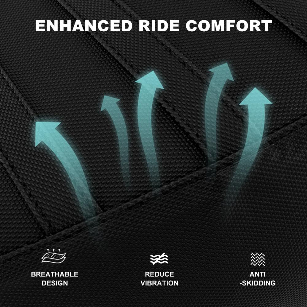 For Suzuki Quadsport Z400 / LTZ400 2003-2009 Kawasaki KFX400 2003-2006 Motorcycle Non-Slip Seat Cover Ribbed Gripper Seat Cover