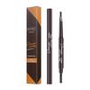 Multi-effect Eyebrow Pencil Double-ended Triangular One-word Eyebrow Pencil for Beginners, Not Easy To Smudge Makeup Pencil