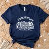 Pemberley T Shirt Pride and Prejudice Tshirt Aesthetic Literary Tee Jane Austen Tops Bookworm Shirts Book Lover Gifts for Women