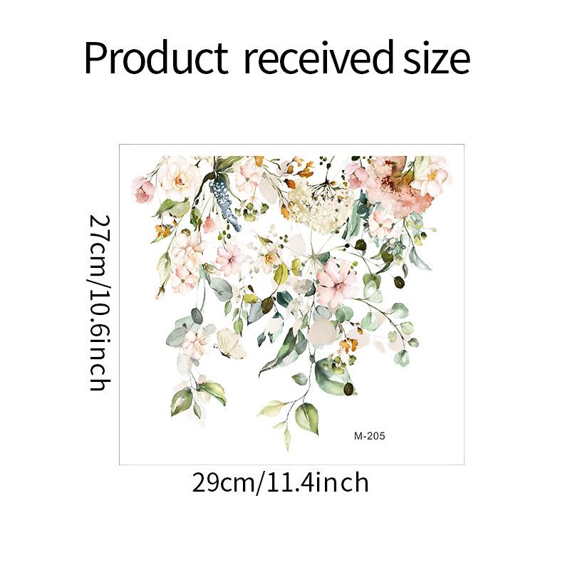 Fresh Green Plant Leaves Bathroom Toilet Stickers Decorative Beautify Home Remodeling Wall Stickers Self-adhesive Decals