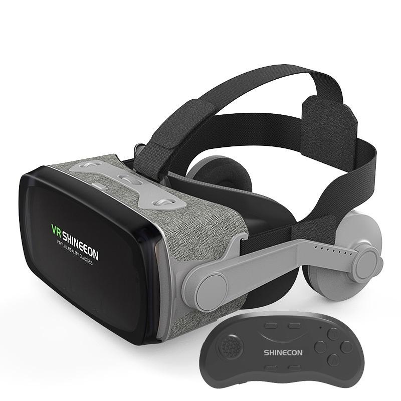 VR 3D Glasses, Head-mounted Virtual Reality VR Glasses for Immersive Video Game Experience, Suitable for Smartphones
