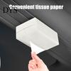 Magnetic Tissue Holder Car Box Leather Flexible Installation Dispenser for Seat Back Center Console Sun Visor Universal Accessories Accessory