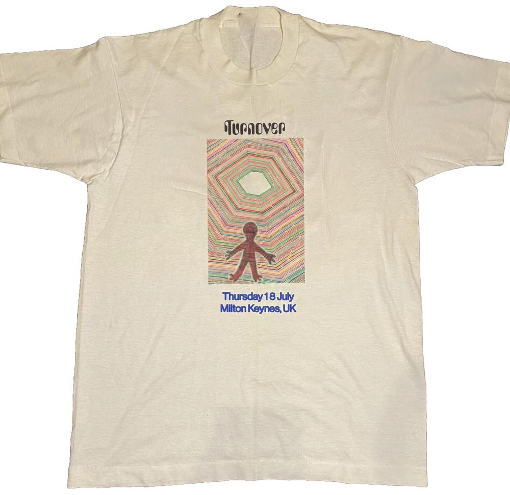 Turnover Band Uk Tour White Tee Gift For Fan Cotton T-Shirt SB182 Unisex T-Shirt L