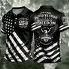 Patriotic Short-Sleeve Polo: US 250th Anniversary Freedom