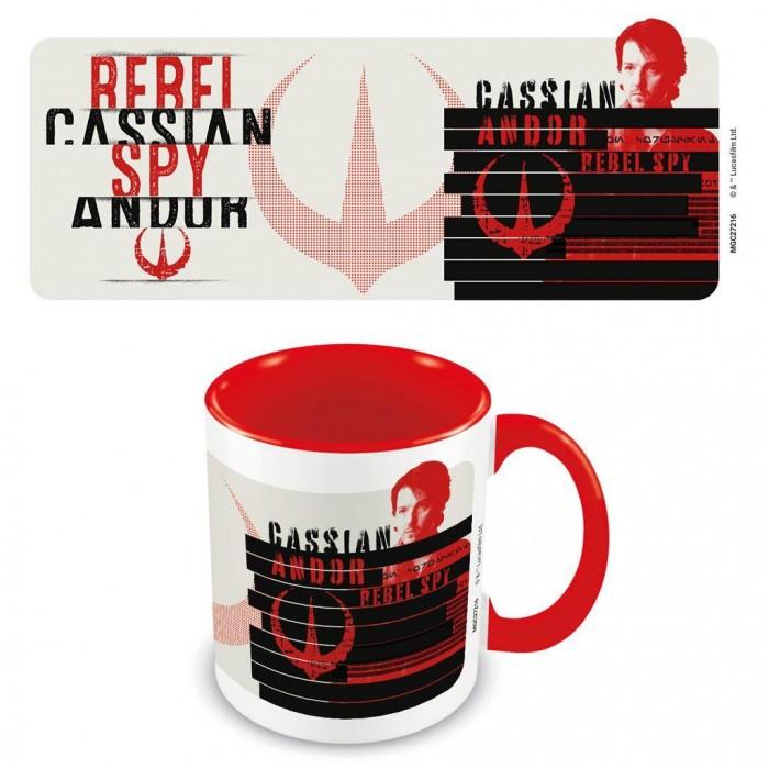 Guerra das Estrelas: Caneca redigida de Andor One Size vermelho/branco