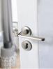 BAGB Magnetic Silent Nickel-Brushed Indoor Door Handle for Bedrooms