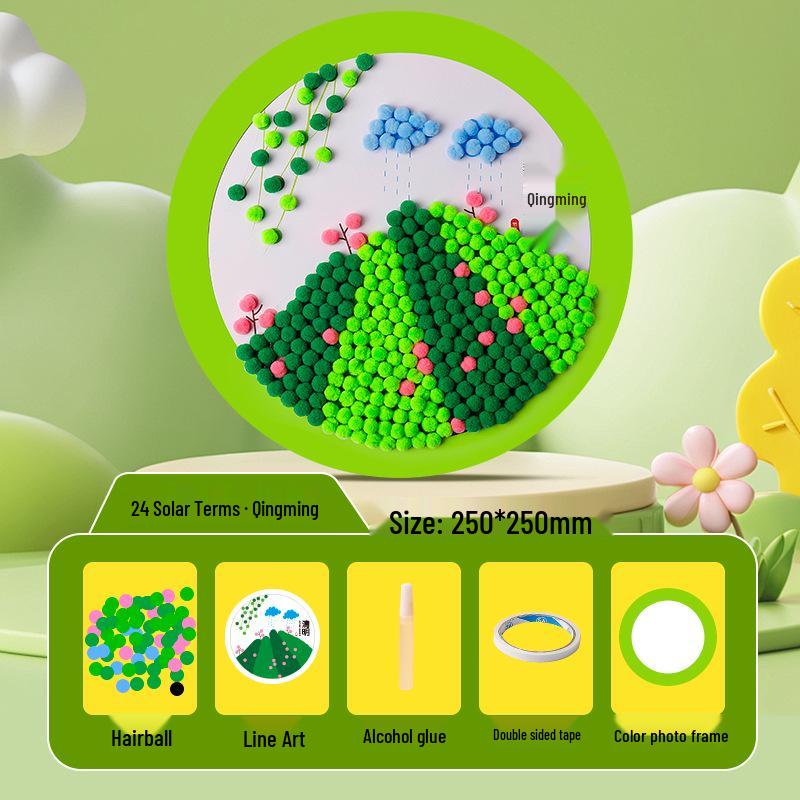 Traditional 24 Solar Terms Children s Crafts: DIY Painting and Pasting for Kindergarten and Early Education