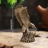 Flying Eagle Catching Snake Statue Animal Sculpture Retro Brass Figurines Miniature Ornament Home Feng Shui Decor Gift