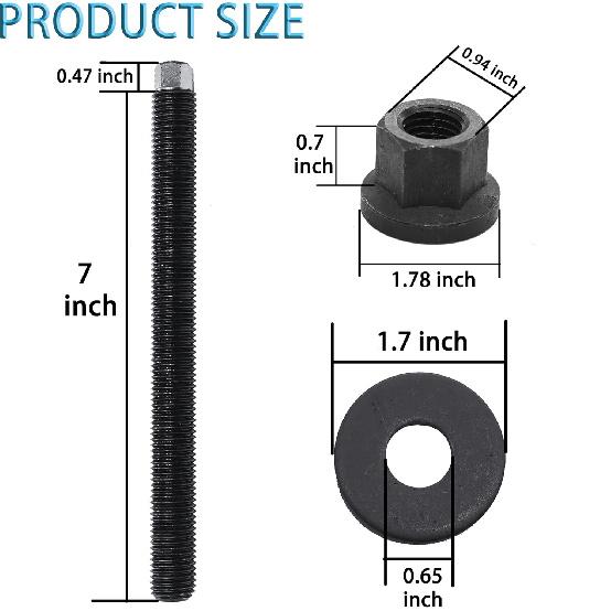 LS Harmonic Balancer Tallation Tool Crank Pulley Tall Tool 551141 Compatible With GM 1997-UP V8 LS1 LS2 LS3 LS4 LSX LSA LS6 LQ4 LQ9 With Thrust
