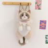 1PC Muppet cat backpack cute doll bag double shoulder plush toy for girlfriend's birthday gift
