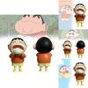 Charming Plastic Crayon Shinchan Anime Figure Of Shinnosuke With Bun Cute Collectible Decor