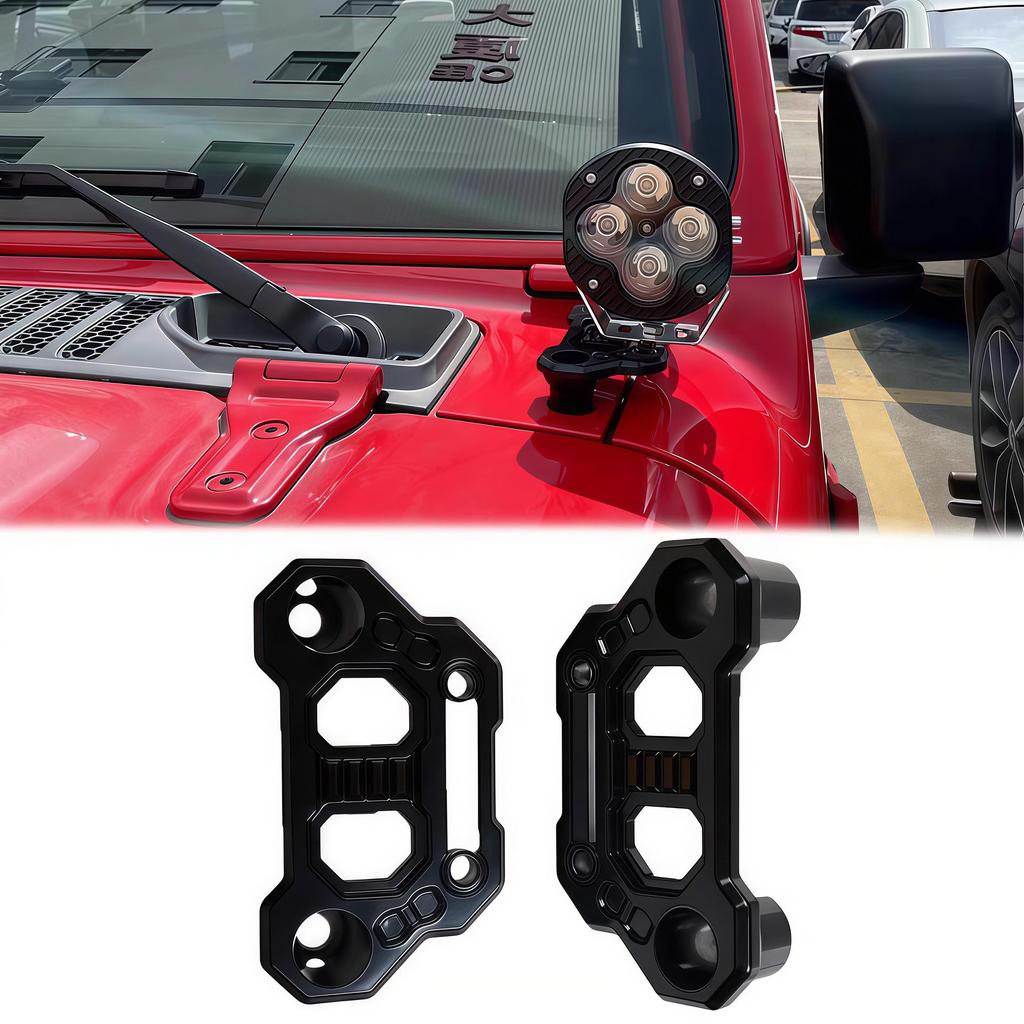Wrangler JL Fog Light Bracket for Single/Double Lights and Engine
