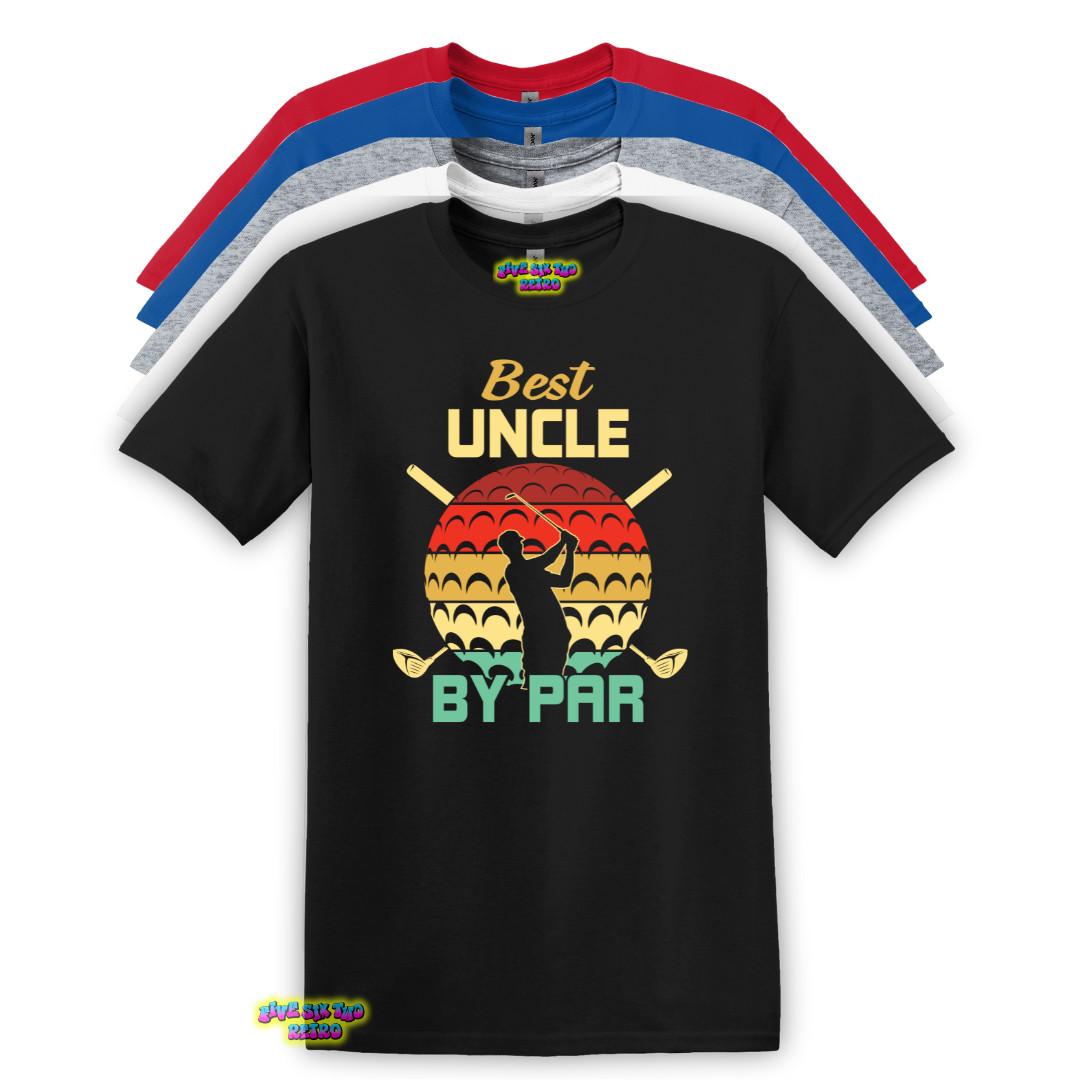 Best Uncle By PAR Golf Unisex Adult T-Shirt S-3XL L