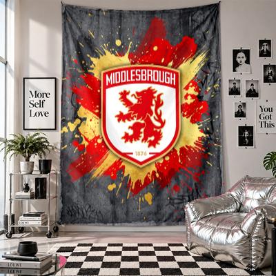 Middlesbrough FC Wall Tapestry Home Decor Wall Hanging Cloth for Bedroom Living Room Background
