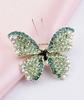Bridal wedding brooch, three-dimensional butterfly brooch, full diamond micro inlaid wedding shawl, birthday gift