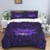 New 2026 Gengar-themed Duvet and Pillowcases – Suitable for Single, Double, King, and Queen Beds.