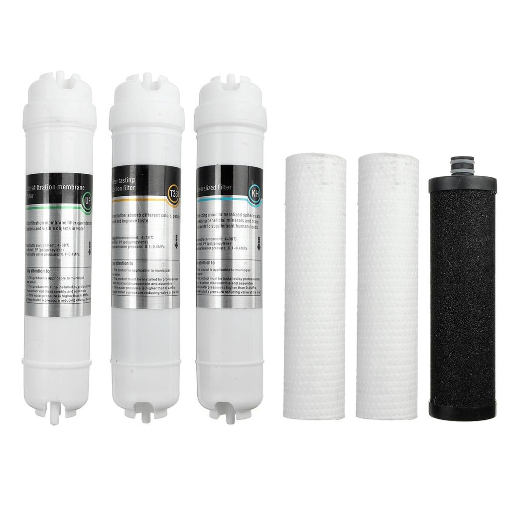 6 Stage 3+3 Home Kitchen Purifier Water Filters With Faucet Tap Household Filtration Set Ultrafiltration Drinking Water Filter System  36 x31x70cm