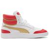 Puma Ralph Sampson Mid Año del Buey Capa Superior de Cuero Sintético Cuero Vacuno Nuevas Zapatillas de Caña Alta Envolventes Resistentes al Desgaste Ligeras 382290-01