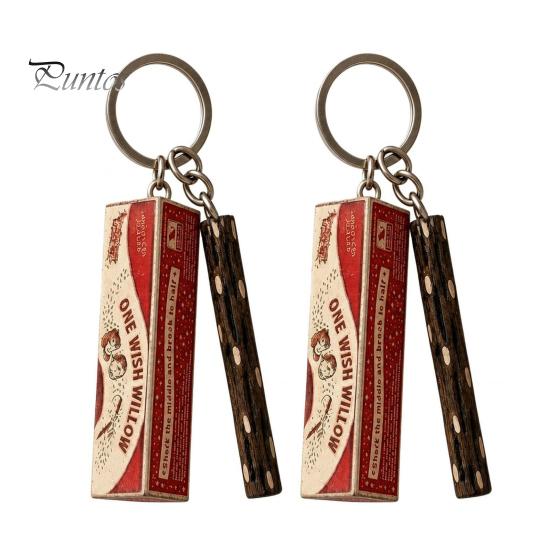 Token Norocos Cheie cu Ramură de Salcie pentru o Dorință, Baghetă de Dorințe Accesoriu Magic Magic pentru Adulți, Cadou Distractiv pentru Fanii Petrecerilor și ai Filmelor Horror Bun