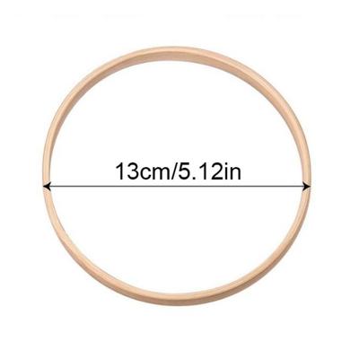 Flower Garland Holder Round Bamboo Circle Hanging Bamboo Flower Wreath Ring 10-30cm Bamboo Hoop Frame Wedding