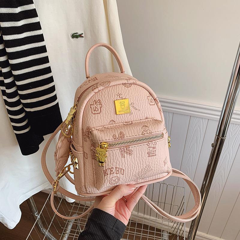 Niche new student schoolbag women spring and summer fashion casual small backpack leisure travel backpack