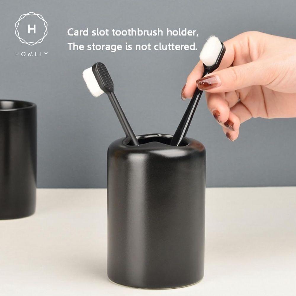 Homlly 5 pieces Bathroom Vanity Soap Dispenser Ceramic Set