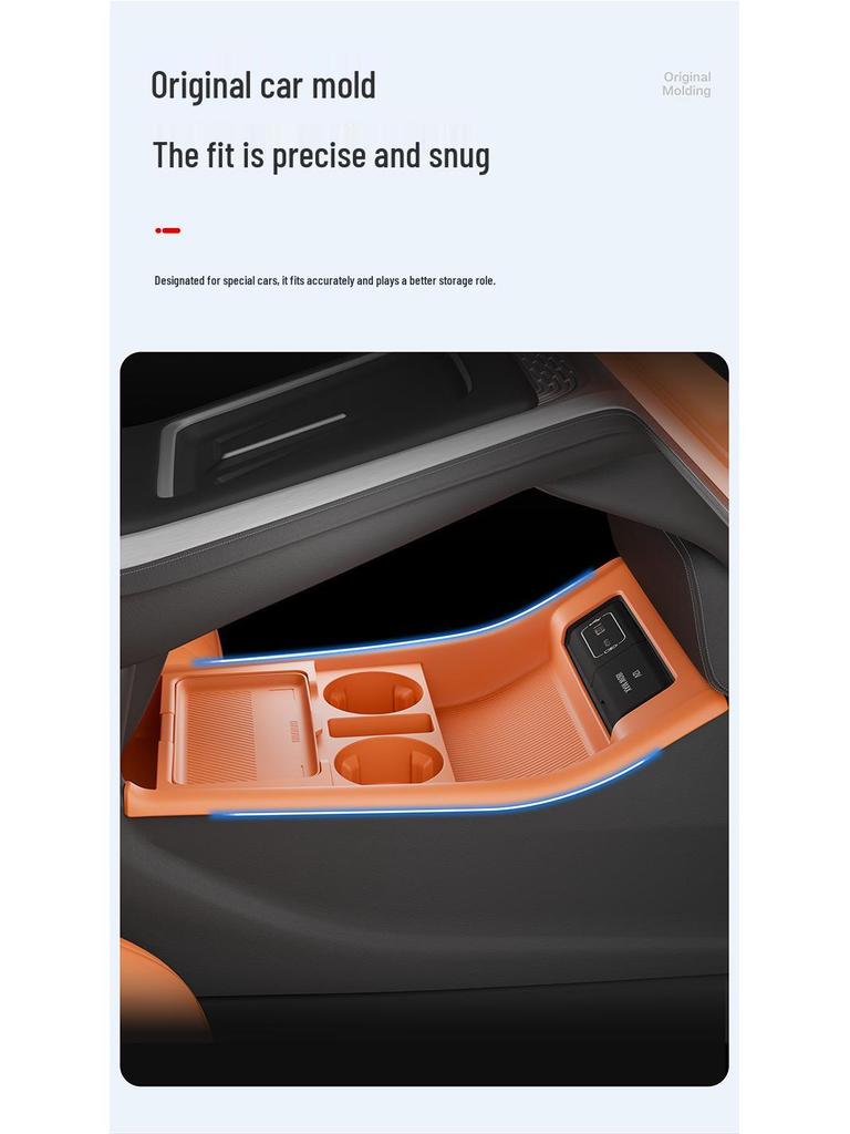 Xiaopeng G9 Center Console Silicone Storage Box and Glasses Holder