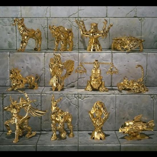 

Saint Seiya Cloth Myth APPENDIX Golden Cloth Object Set золотой