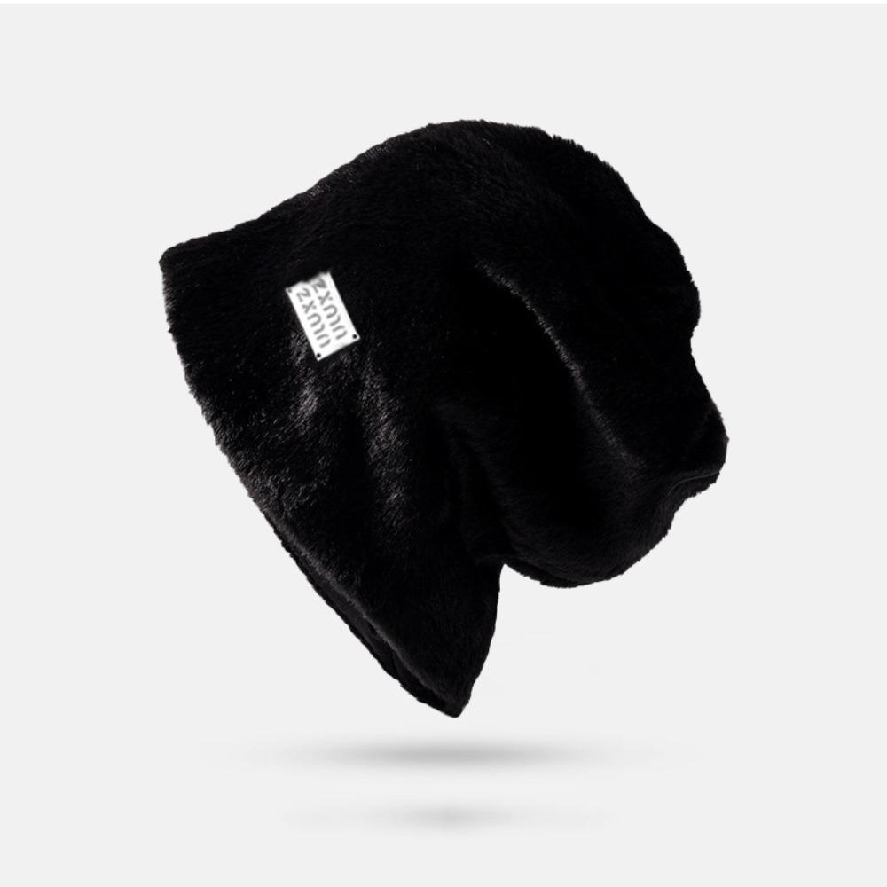 Soft Beanie Cap Warm Fluffy Bonnet Hat Y2k Winter Hat  Woman/Men