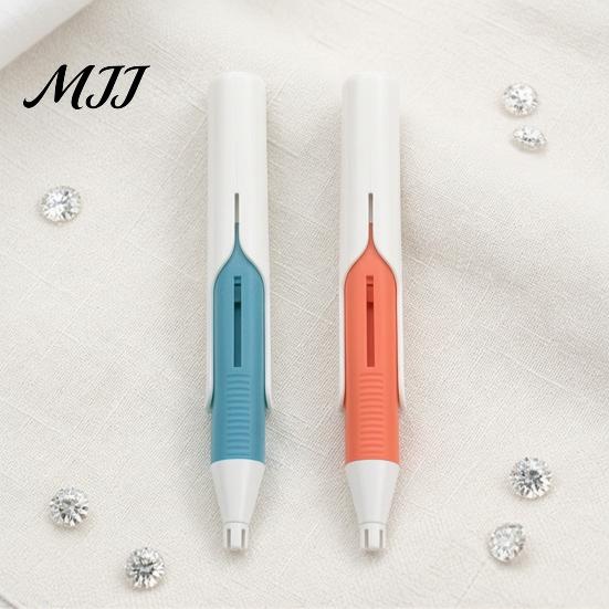 Picker Rotondo con Diamante Finto, Dispenser Automatico di Perline a Penna, Penna per Artigianato Fai-da-te Senza Cera per Diamanti, Strumento per Diamanti Artigianali, Ergonomico per Hobby