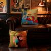 The E-Emperors N-New Groove DSN cushion cover Home Office Convenient Nordic Simplicity Hit With Zipper Cushion Cover