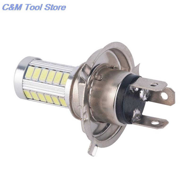 H4 33SMD LED Motorcycle Headlight Bulbs 800LM 6500K Led Moto Motorbike Daytime Running Light Car Lights