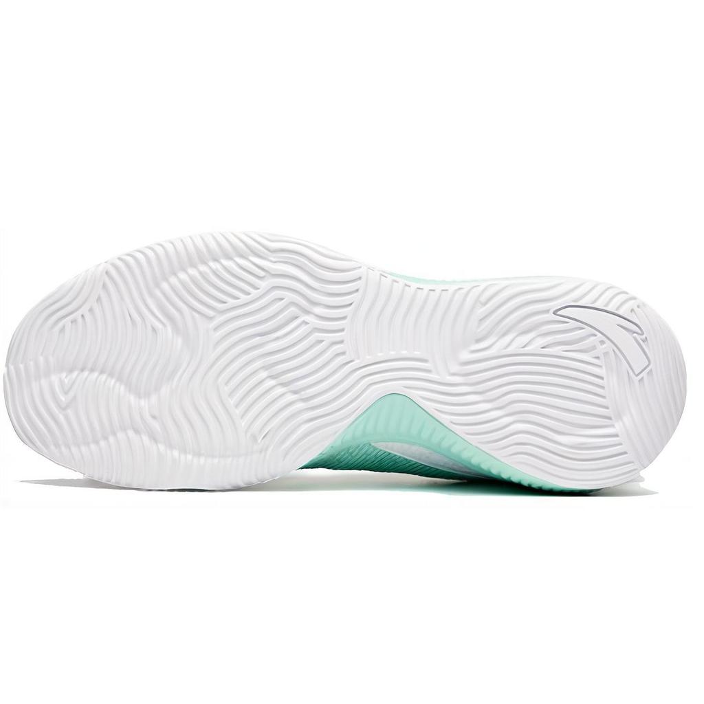 Anta Lightweight Low-Top Basketball Shoes With Shock Absorption And Slip Resistance Men Sneaker White Green Yellow 112031606-3