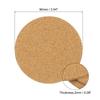 uxcell 90mm (3.54") Round Coasters, 2mm Thick Cork Cup Mat Pads, Set of 4