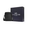 Coach Sullivan 17 Classic Monogram Print Zipper Closure Multi-Functional Pocket Pebble Leather Coated Canvas Crossbody Bag Small CC009-QBMI5