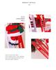 Red Climbing Santa Claus with White Ladder for Christmas Decor