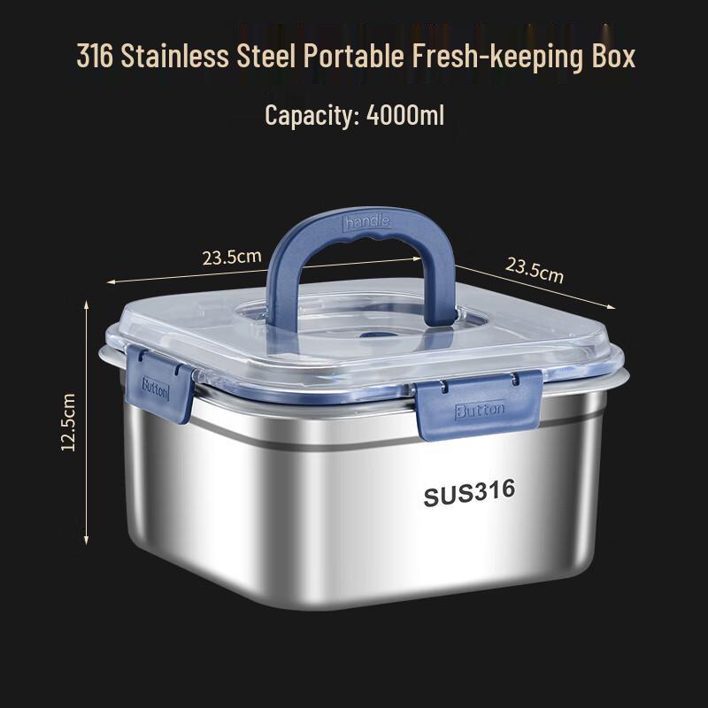 Stainless Steel Food Storage Container