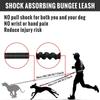 Hot Sale Running Dog Walking Belt Traction Rope Reflective Safety Buffer Retractable Outdoor Dog Rope Outdoor Sports Dog Rope