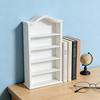 Miniature Dollhouse Bookshelf & Statue Decor: Living Room Desktop Ornament & Photography Prop