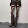 Seamless Rivet Silk Stockings High Elastic Over Knee Socks Cool Garter Stockings  Daily Use