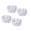 Deurstoppers, Set Van 6 Transparante Pvc Deurklinkstoppers, Beschermt Muren En Voorkomt Schade Starlight