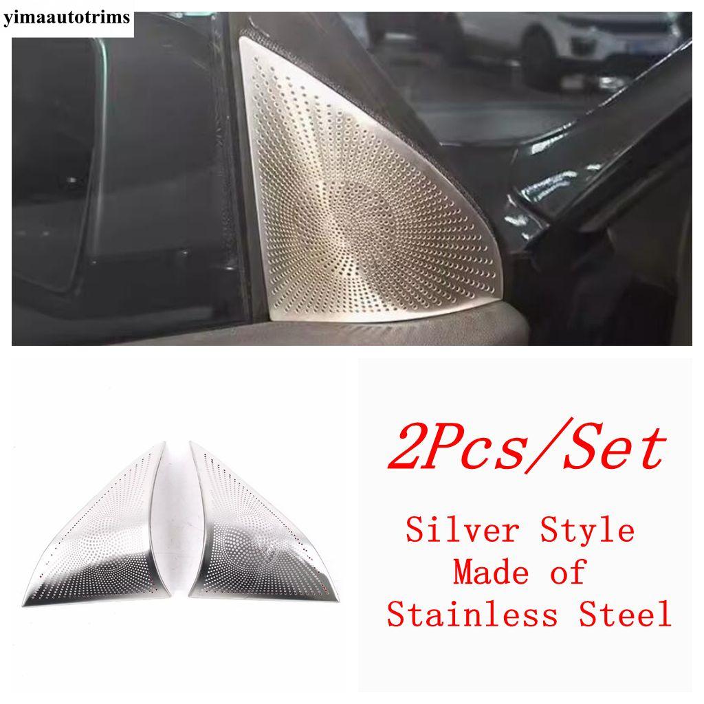 Pillar A Speaker / Front Rear Door Stereo Speaker Audio Loudspeaker Sound Frame Cover Trim Accessories For Tesla Model 3 2024