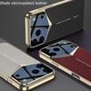 Leather Ultra-Thin Camera Height Enhancement Lens Phone Case for iPhone 17 Pro Max iPhone17 Pro Camera Protect Cover