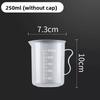 Thickened Plastic Measuring Cup with Scale, Graduated Cup, Measuring Cup, Beaker, Measuring Cylinder, Graduated Plastic Cup